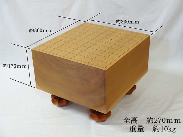 送料無料】将棋盤 本桂 60号 脚付将棋盤 【中古再生品】