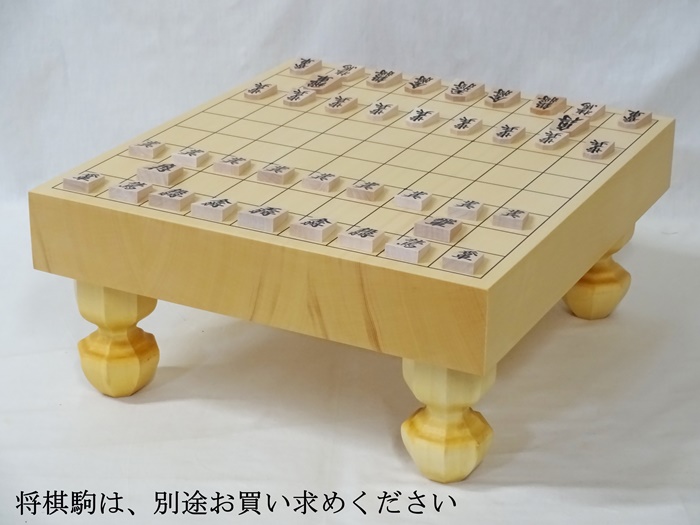 将棋盤　ヒバ　20号　松　脚付