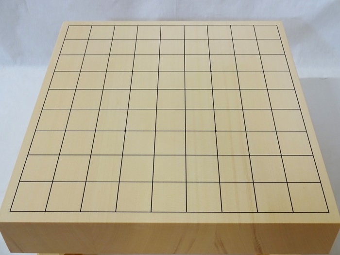 将棋盤　ヒバ　20号　松　脚付