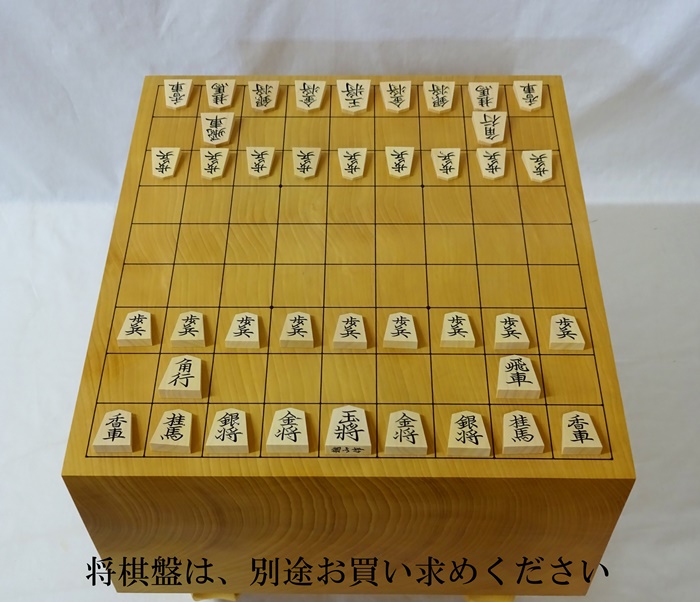 将棋駒　越山作　菱湖