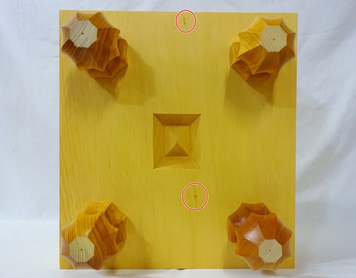 将棋盤　中国榧　3寸8分