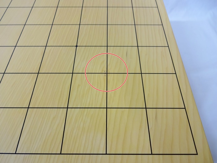 将棋盤　中国榧　3寸8分