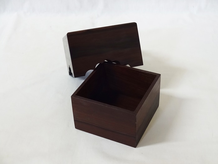駒箱　黒檀　No.2