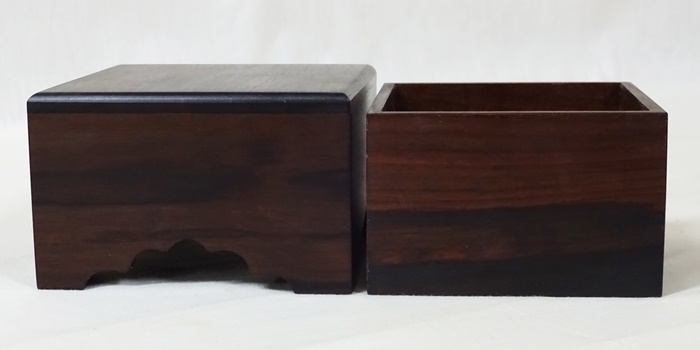 駒箱　黒檀　No.2