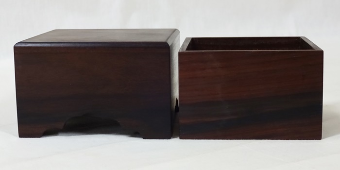 駒箱　黒檀　No.2