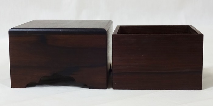 駒箱　黒檀　No.2