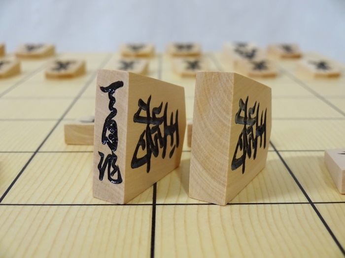 将棋駒　天月作　上彫