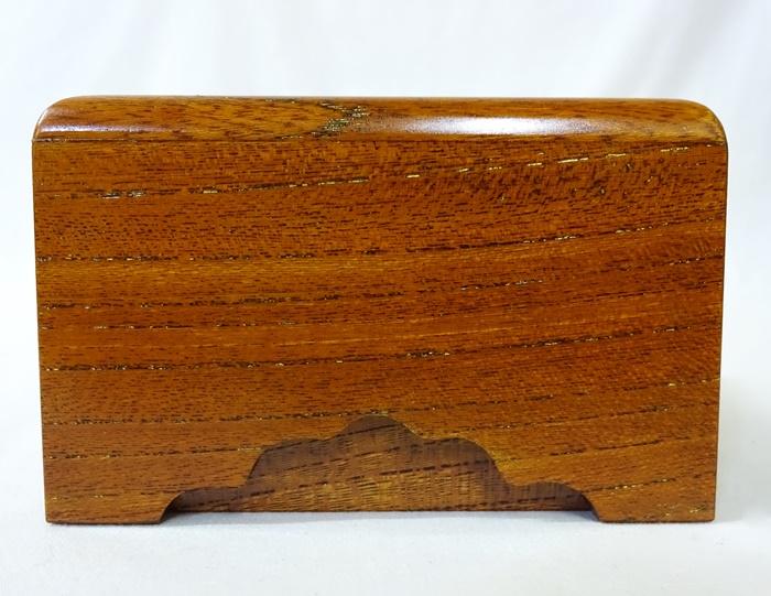 駒箱　欅　拭き漆