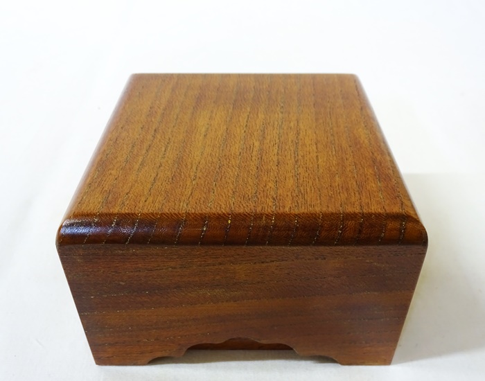 駒箱　欅　拭き漆