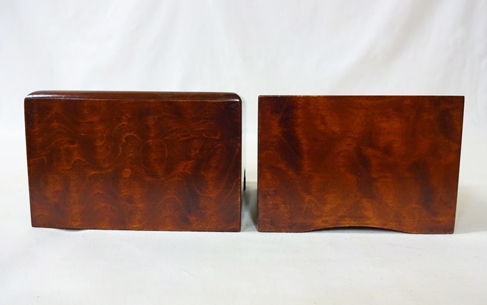 駒箱　桂　杢　拭きうるし