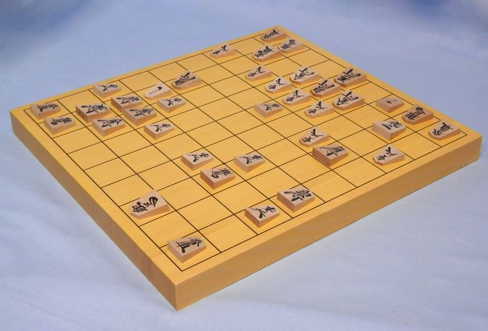 将棋盤　新かや1寸卓上　Cセット