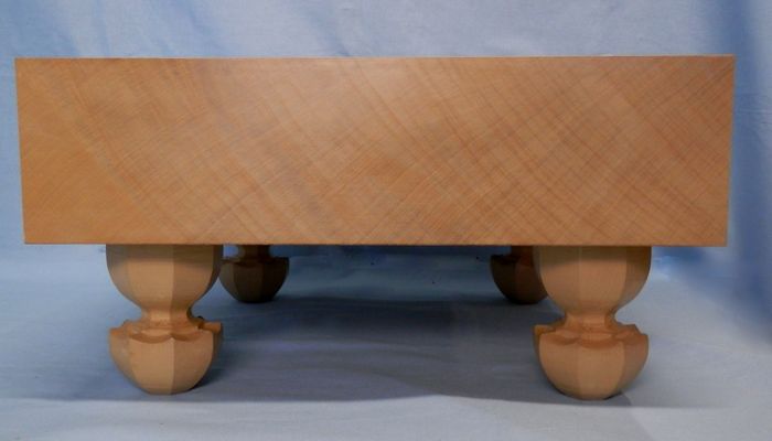 将棋盤　新桂　３寸　特上彫セット