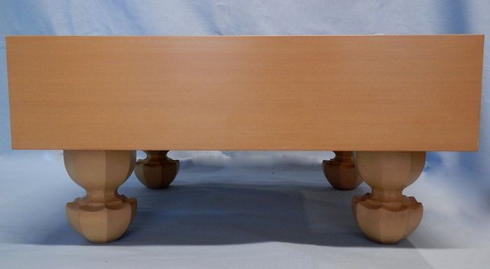 将棋盤　新桂　３寸　特上彫セット