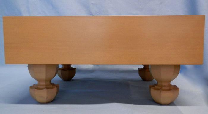 将棋盤　新桂　３寸　特上彫セット