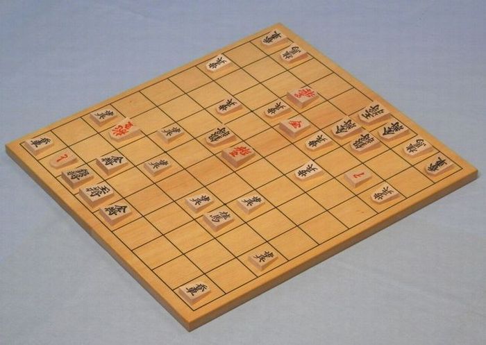 将棋盤 蝶番のない棋になる折れ盤 将棋盤木製将棋駒セット